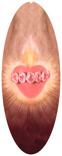 DNSA18-133 Heart Rose Copper